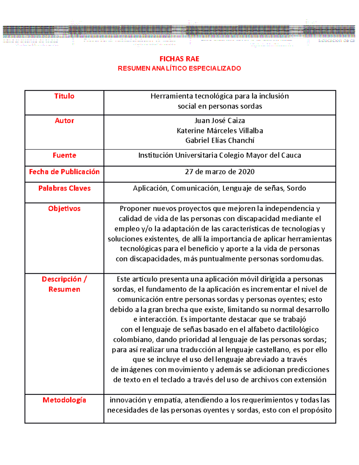<strong>En resumen