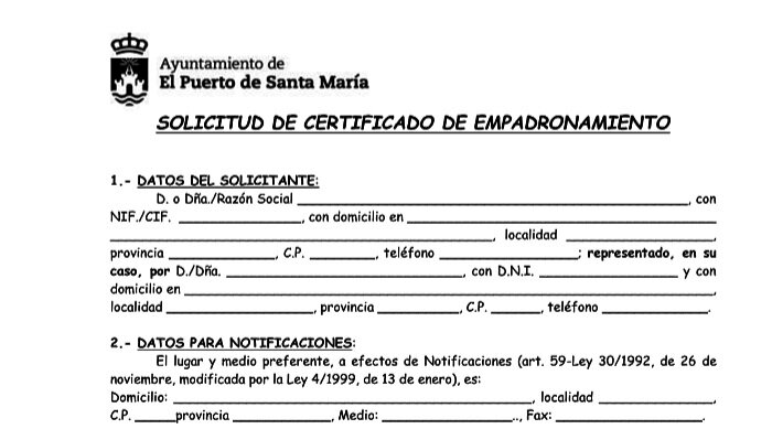 Cómo obtener certificado de empadronamiento - Es Legal